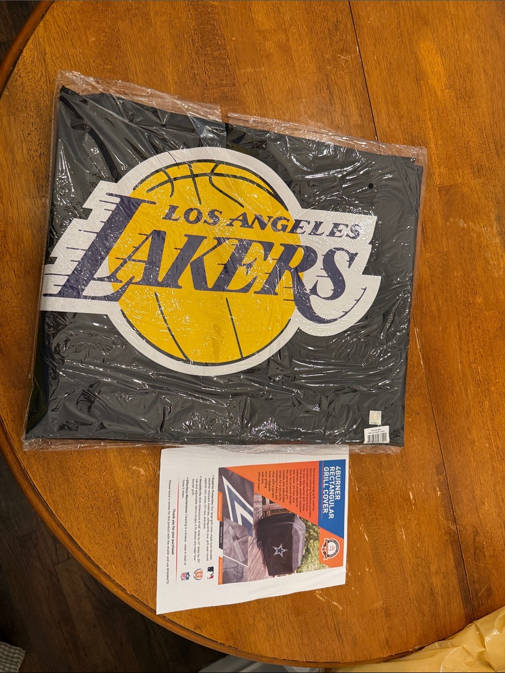 NBA Los Angeles Lakers Black and Yellow Logo Grill BBQ Cover